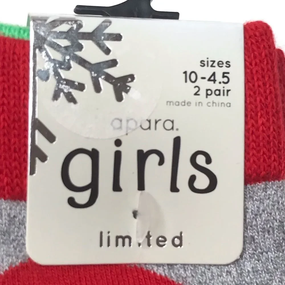 Apara Cupcake & Ice Cream Cone Crew Socks, Gray